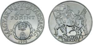 Hungary Peoples Republic 200 Forint 1976 ... 