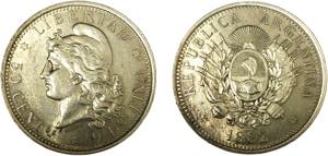 Argentina Federal Republic 50 Centavos 1882 ... 