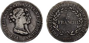 Italy States Republic of Lucca Felix and ... 