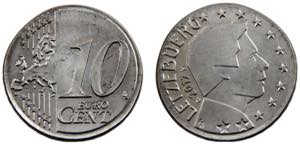 Luxembourg Grand duchy Henri I 10 Euro Cent ... 