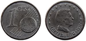 Luxembourg Grand duchy Henri I 1 Euro Cent ... 