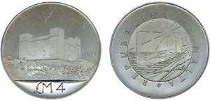Malta Republic 4 Liri 1975 (Mintage 18000) ... 