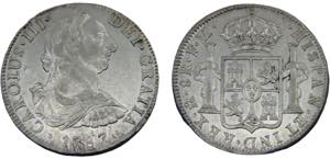 Mexico Spanish colony Carlos III 8 Reales ... 
