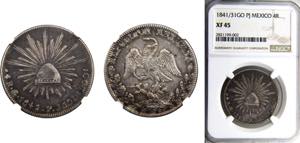 Mexico Federal republic 4 Reales 1841/31 Go ... 