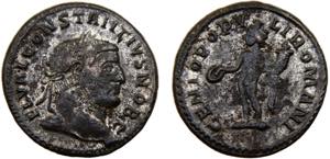 Roma Empire Diocletian AE Follis AD295 ... 
