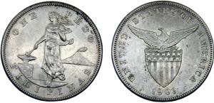 Philippines Insular Government 1 Peso 1903 S ... 