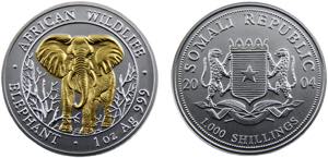 Somalia Somali Republic 1000 Shillings 2004 ... 
