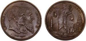 Belgium Kingdom Leopold II 5 Francs 1880 50 ... 