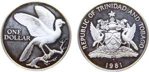 Trinidad and Tobago Republic 1 Dollar 1981 ... 