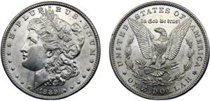 United States Federal republic 1 Dollar 1889 ... 