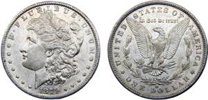 United States Federal republic 1 Dollar 1879 ... 