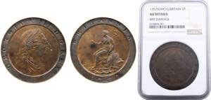 UnitedKingdom  George III  2 Pence 1797 NGC ... 