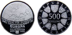 Austria Second Republic 500 Schilling 1986 ... 