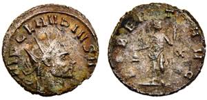 Roma Empire Claudius II BL Antoninianus AD ... 