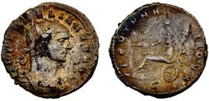 Roma Empire Aurelian BL Antoninianus AD ... 