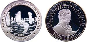 Chad Republic 1000 Francs 1999 (Mintage ... 
