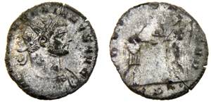 Roma Empire Aurelian BL Antoninianus AD 272 ... 