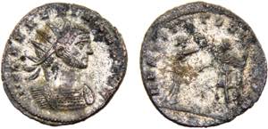 Roma Empire Aurelian BL Antoninianus AD ... 