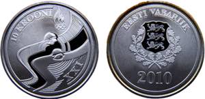 Estonia Republic 10 Krooni 2010 (Mintage ... 