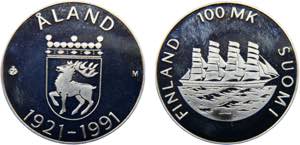 Finland Republic 100 Markkaa 1991 P M ... 