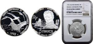 France  Fifth Republic  5 Francs  1992 ... 