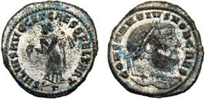 Roma Empire Constantius I BL Follis AD ... 