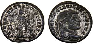 Roma Empire Diocletian BL Follis AD 300-301 ... 