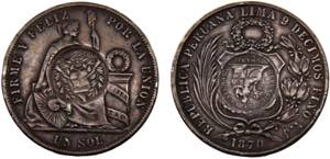 Guatemala Republic 1 Peso 1894 Guatemala ... 