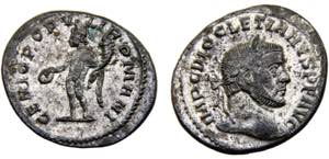 Roma Empire Diocletian BL Follis Ca AD 300 ... 