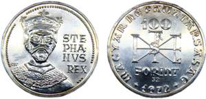 Hungary Peoples Republic 100 Forint 1972 BP ... 
