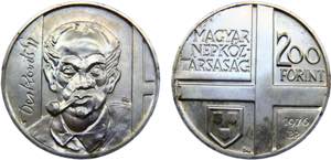 Hungary Peoples Republic 200 Forint 1976 BP ... 