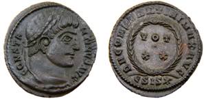 Roma Empire Constantine I AE Follis AD ... 