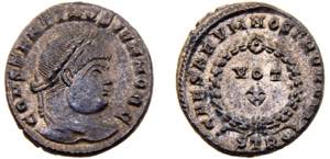 Roma Empire Constantine II AE3 AD 323-324 ... 