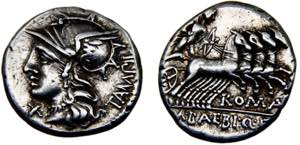 Roma Republic M. Baebius Q.f. Tampilus AR ... 