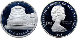 New Zealand State Elizabeth II 1 Dollar 1978 ... 