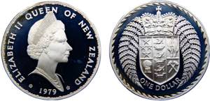 New Zealand State Elizabeth II 1 Dollar 1979 ... 