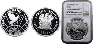 SouthAfrica  Republic  2 Rand  1993 (Mintage ... 