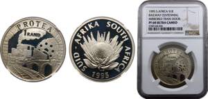 SouthAfrica  Republic  1 Rand  1995 (Mintage ... 