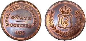 Spain Kingdom Carlos VII Medal 1972 ... 