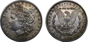 United States Federal republic 1 Dollar 1879 ... 