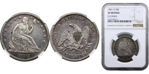 United States Federal republic 1/2 Dollar/ ... 