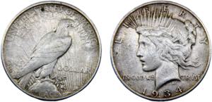 United States Federal Republic 1 Dollar 1934 ... 