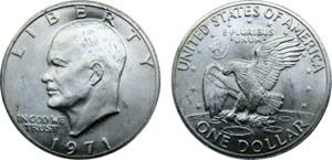 United States Federal republic 1 Dollar 1971 ... 