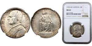 Vatican City City State Pius XI 10 Lire ... 