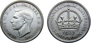 Australia Commonwealth George VI 1 Crown ... 