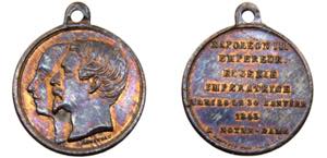 France Second Empire Napoleon III Medal 1853 ... 