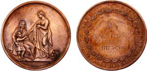France Third Republic Medal 1876 Pariss ... 
