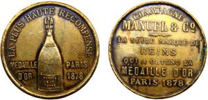 France Third Republic Medal 1878 Pairs mint ... 