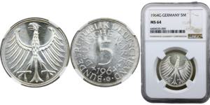 Germany Federal Republic 5 Deutsche Mark ... 