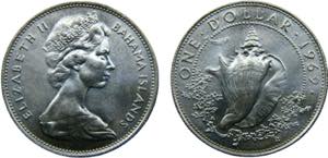 Bahamas Commonwealth Elizabeth II 1 Dollar ... 